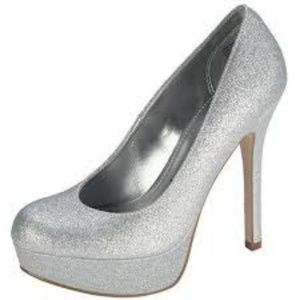 Brash Silver Kosmic Platform Pump